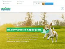 Tablet Screenshot of nutrilawn.com